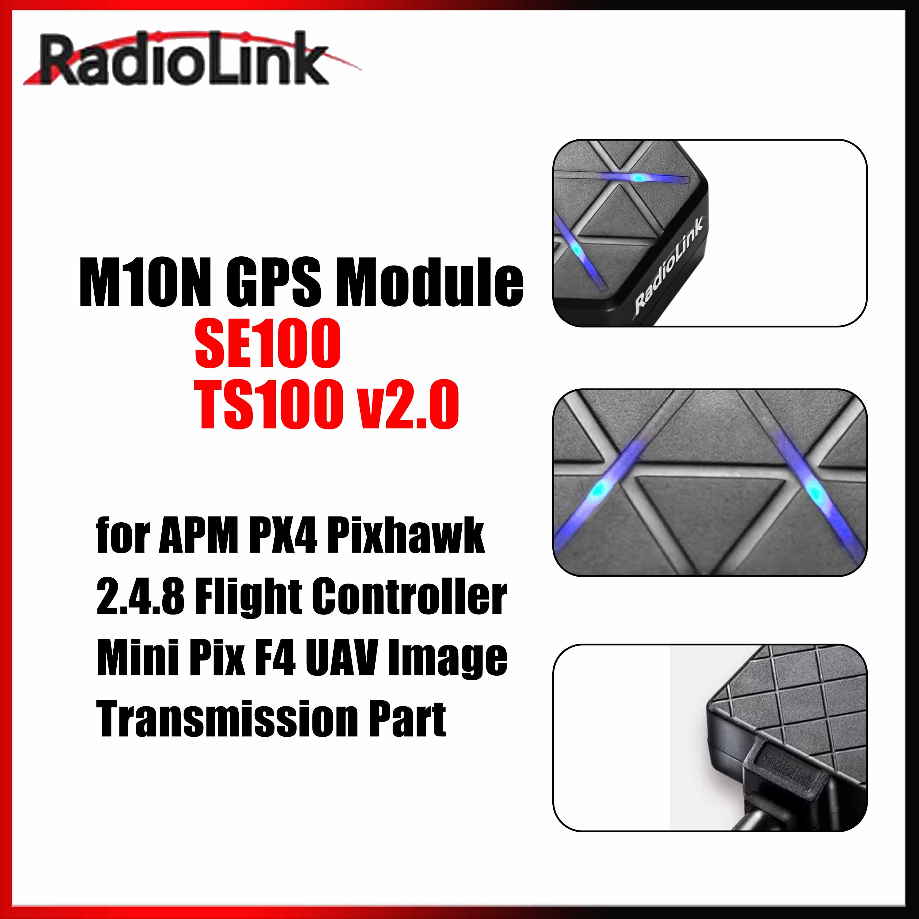 Drone Kit Hexacopter - РадиоLink SE100 TS100 v2.0 M10N GPS-модуль