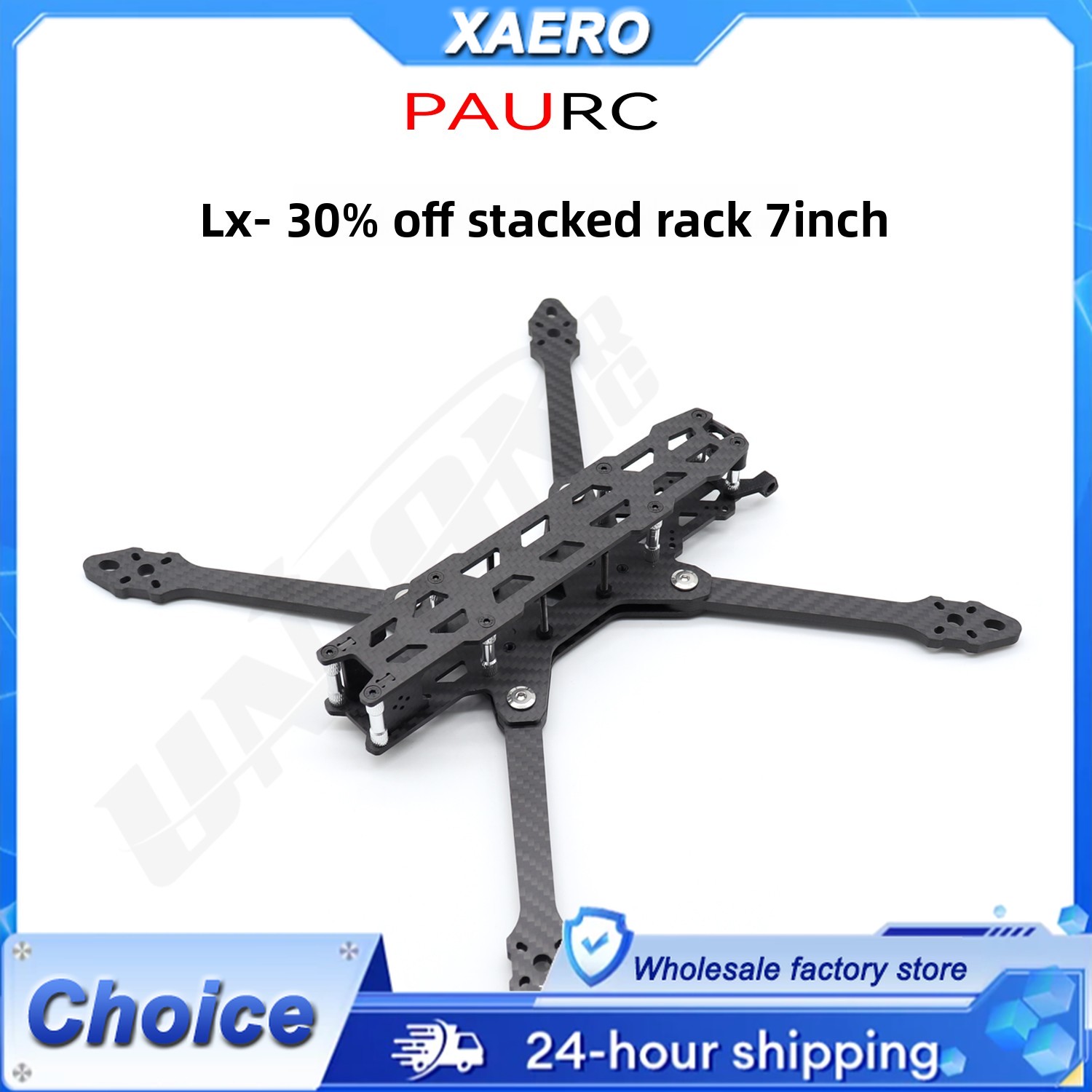 PAURC LX-7 Складная 7-дюймовая – обзор и цена Drone Kit Octocopter